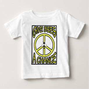 Geben Sie Bienen eine Möglichkeit Baby T-shirt
