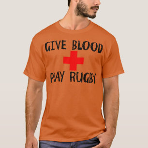 Geben Sie Blood Play Rugby T-Shirt