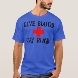 Geben Sie Blood Play Rugby T-Shirt