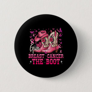 Geben Sie Brustkrebs dem Stiefmütterchen Brustkreb Button