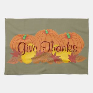 Geben Sie Dank-Herbst-Ernte-Erntedank Geschirrtuch