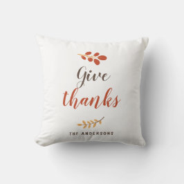 Geben Sie Dankeschön Script Erntedank Herbst Einfa Kissen