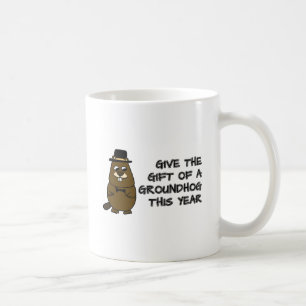 Geben Sie das Geschenk eines Groundhog in diesem J Kaffeetasse