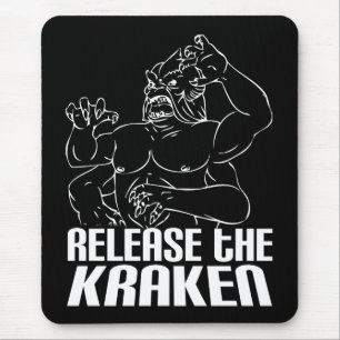 Geben Sie das Kraken frei Mousepad