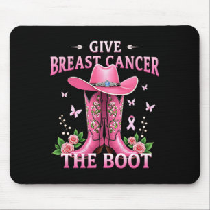 Geben Sie dem Brustkrebs das Bewusstsein für den w Mousepad