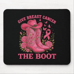 Geben Sie dem Brustkrebs das Bewusstsein für den w Mousepad