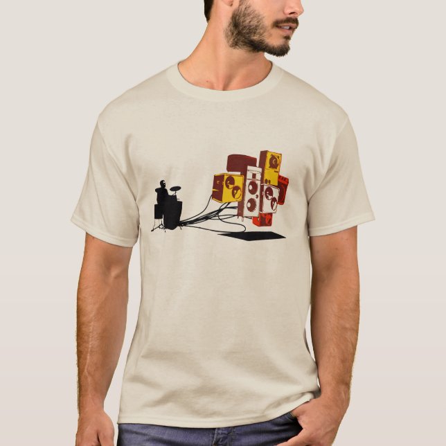 Geben Sie dem Schlagzeuger einiges! T - Shirt (Vorderseite)