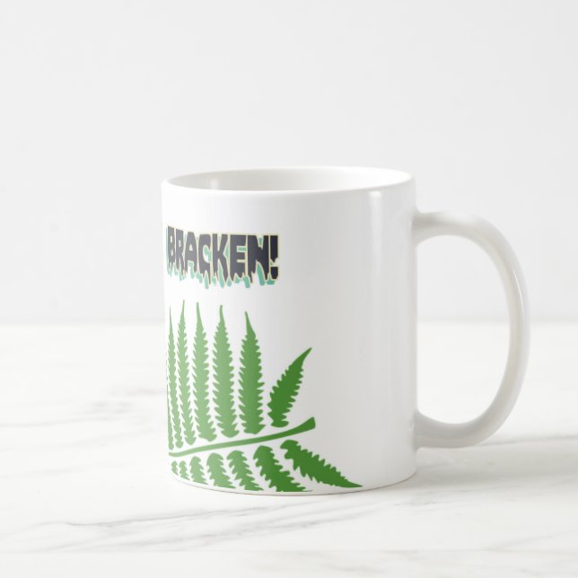 Geben Sie den Adlerfarn frei! Kaffeetasse (Rechts)