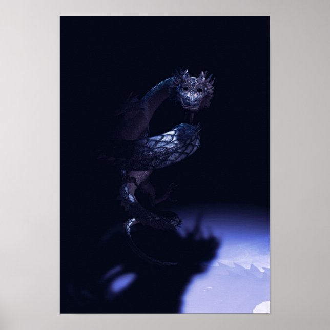 Geben Sie den Drachen ein Poster (Vorne)
