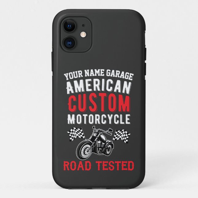 Geben Sie den Namen American Custom Motorcycle Roa Case-Mate iPhone Hülle (Rückseite)