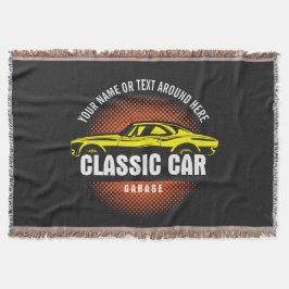 Geben Sie den Namen "Gelbes klassisches Auto" ein Decke
