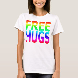 GEBEN Sie den Regenbogen angepasste T UMARMUNGEN T-Shirt