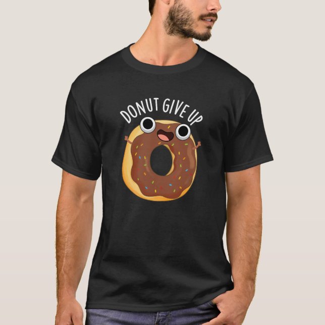 Geben Sie die lustige Nahrung Puppe Dark BG auf T-Shirt (Vorderseite)