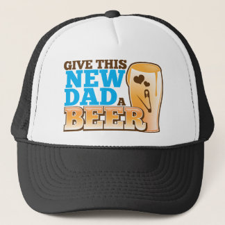 Geben Sie diesem neuen Vater ein BEER@! Truckerkappe