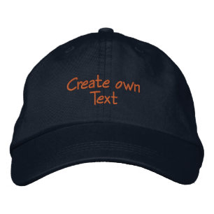 Geben Sie eigenen Text Hat-Cap ein Bestickte Baseballkappe