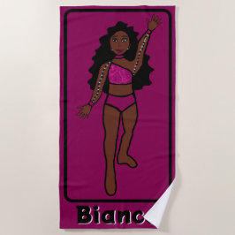 Geben Sie einen Namen Majorette/Dancer Beach Totuc Strandtuch