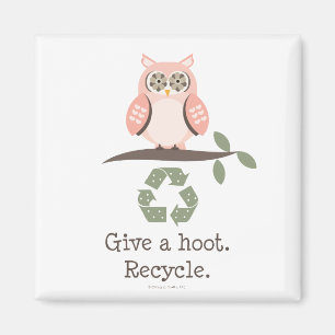 Geben Sie einen Schrei recyceln Magneten Magnet