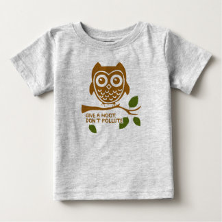 Geben Sie einen Schrei - verunreinigen Sie nicht Baby T-shirt