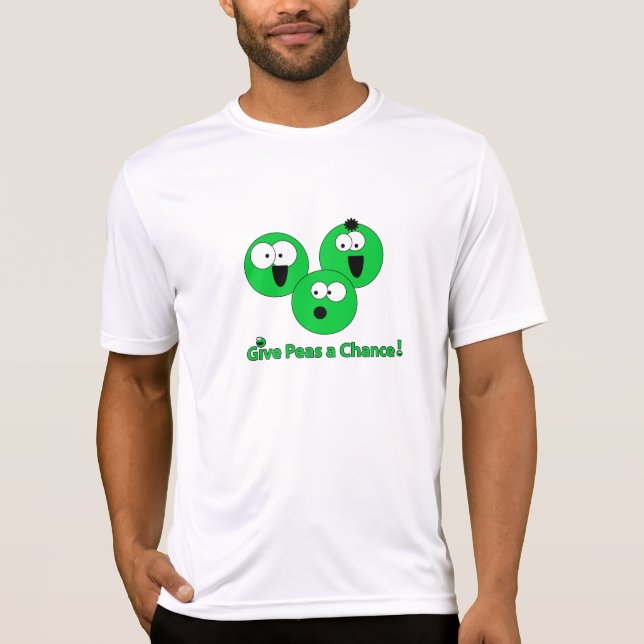 Geben Sie Erbsen ein Möglichkeit Erbse-Shirt T-Shirt (Vorderseite)