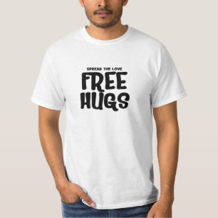 geben Sie girly Schriftart der Umarmungen frei T-Shirt