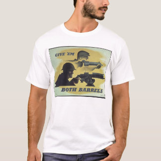 Geben Sie ihnen beide Propaganda der Fass-WW1 T-Shirt