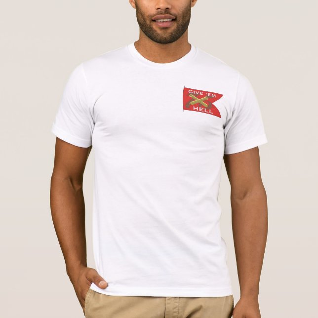 "Geben Sie ihnen Hölle" - CVN-75 Harry S. Truman T-Shirt (Vorderseite)
