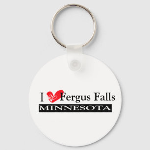 Geben Sie Ihre Minnesota Stadt ein Schlüsselanhänger