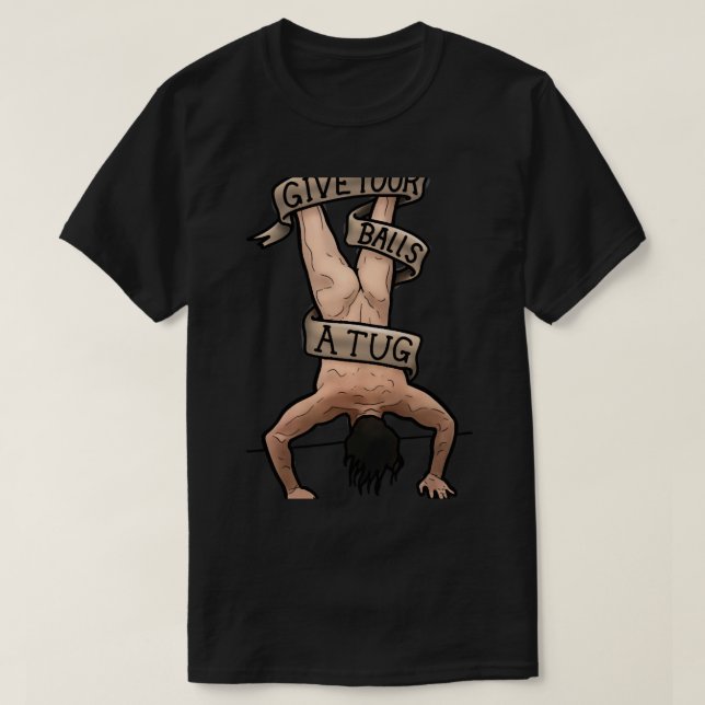 Geben Sie Ihren Balls einen tuschigen, knusprigen  T-Shirt (Design vorne)