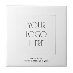 Geben Sie Ihren Logo-Namen für Ihre Firma ein Fliese