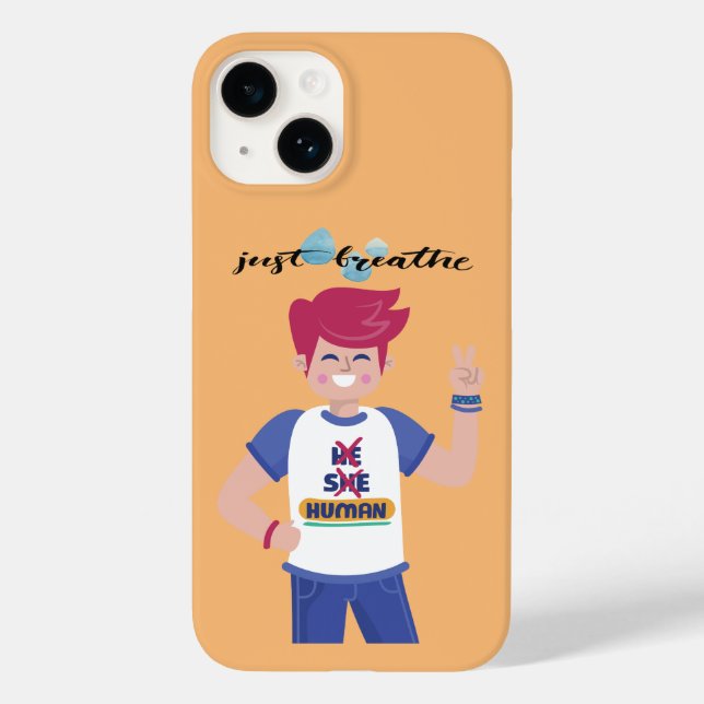 Geben Sie ihren Namen als männliches Grafikdesign  Case-Mate iPhone 14 Hülle (Rückseite)