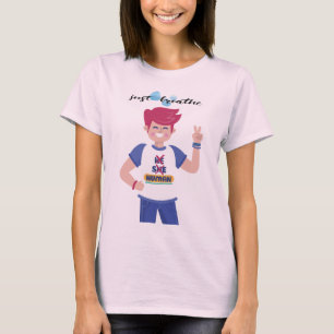 Geben Sie ihren Namen als männliches Grafikdesign T-Shirt