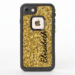 Geben Sie Ihren Namen GOLD GLITZER personalisiert 