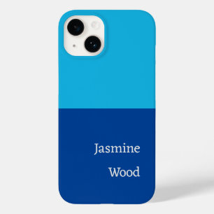 Geben Sie Ihren Namen Modernes Minimalistisches Bl Case-Mate iPhone 14 Hülle