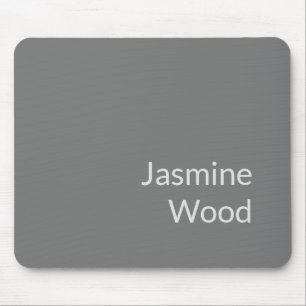 Geben Sie Ihren Namen Modernes Minimalistisches Sc Mousepad