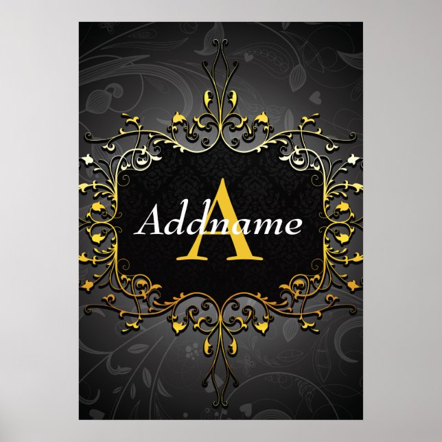 Geben Sie Ihren Namen und den ersten Poster (Vorne)