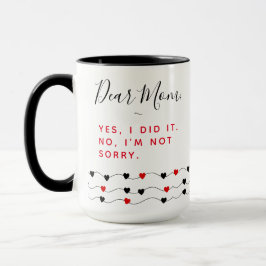 Geben Sie Ihren schönen Mama-Kostenvoranschlag ein Tasse
