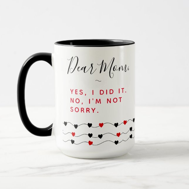 Geben Sie Ihren schönen Mama-Kostenvoranschlag ein Tasse (Links)
