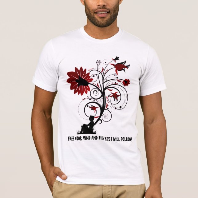 Geben Sie Ihren Verstand frei T-Shirt (Vorderseite)