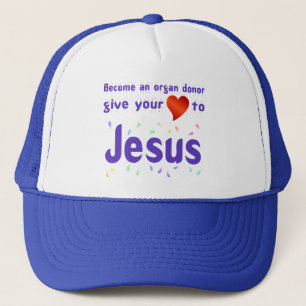 Geben Sie Jesus Ihr Herz Truckerkappe