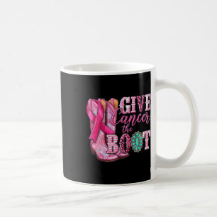 Geben Sie Krebs dem Stiefmütterchen Brustkrebs Pin Kaffeetasse