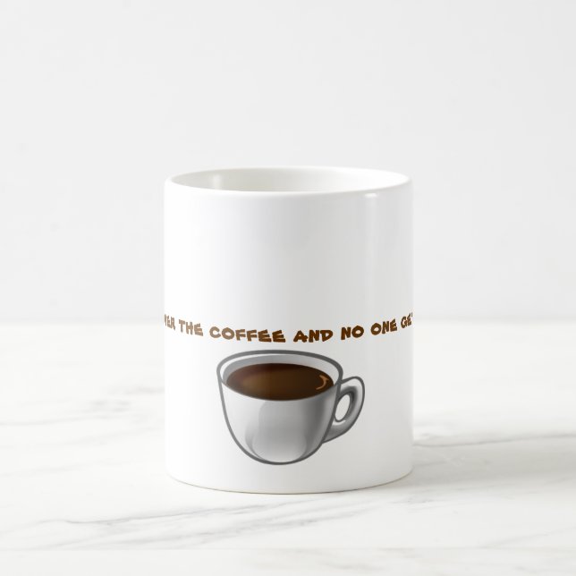 geben Sie mir den Kaffee… Kaffeetasse (Mittel)