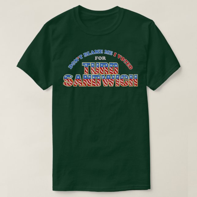 Geben Sie mir die Schuld T-Shirt (Design vorne)