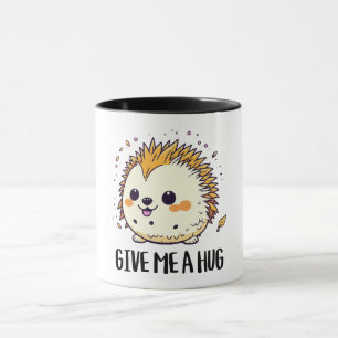 Geben Sie mir einen niedlichen Igel-Entwurf Tasse