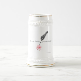 Geben Sie mir Freiheit oder geben Sie mir Tod Bierglas