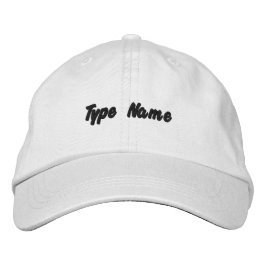 Geben Sie Name überragend hervorragend aus. Bestickte Baseballkappe