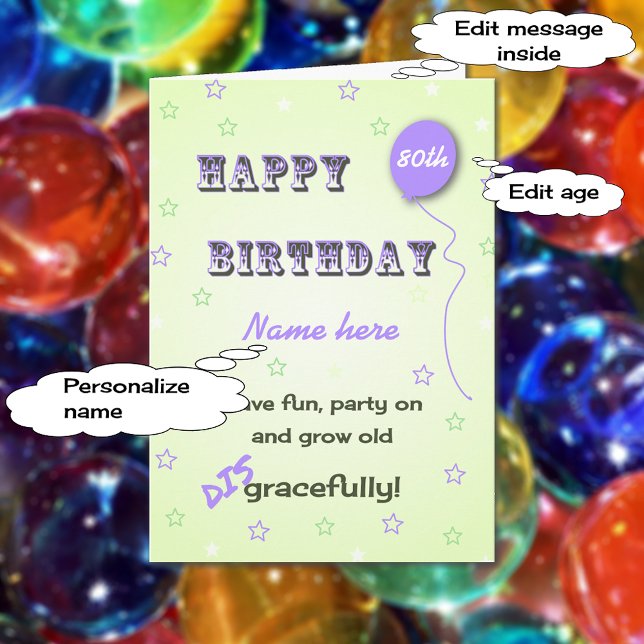 Geben Sie Namen und Alter werden alt schändlich lu Karte (Von Creator hochgeladen)