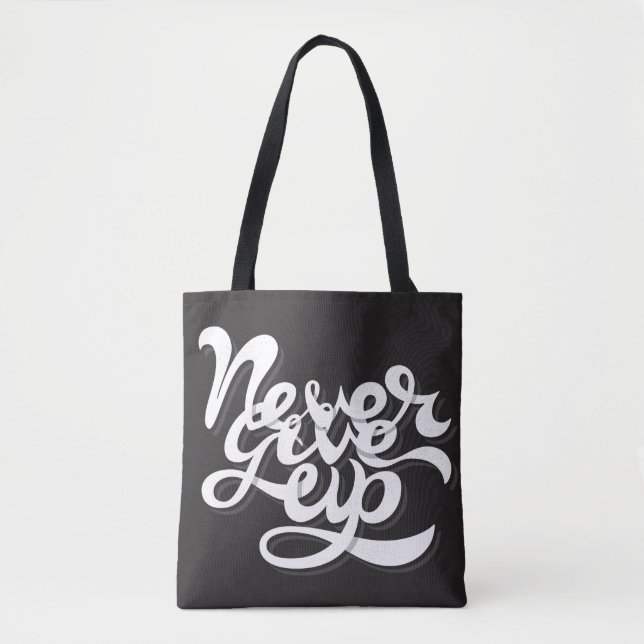 Geben Sie nie 2 auf Tasche (Vorderseite)