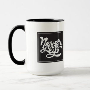 Geben Sie nie 2 auf Tasse