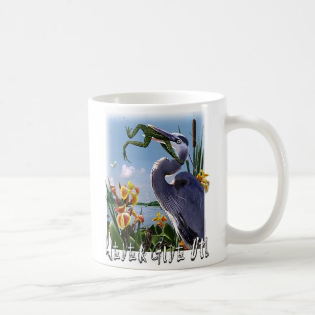 Geben Sie nie auf! Kaffeetasse (Rechts)