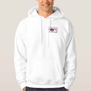 Geben Sie nie Brustkrebs der Hoffnungs-5 auf Hoodie